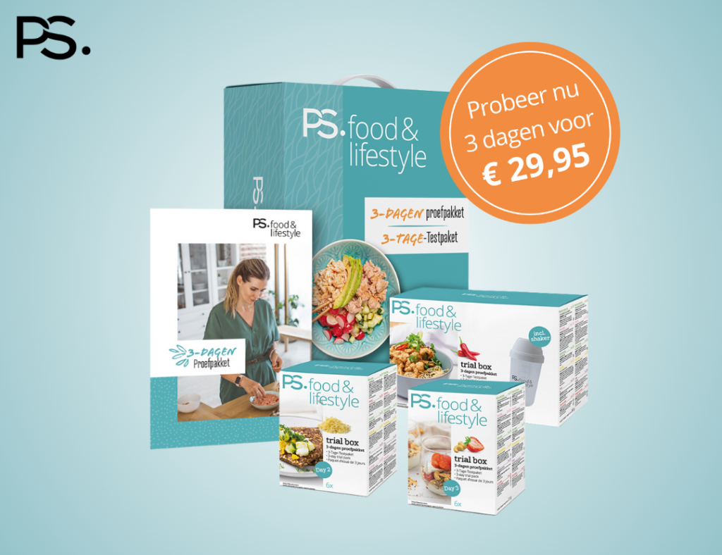 PS. food & lifestyle 3 daags proefpakket